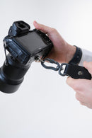 Shoulder strap – Black leather – Camera – Strap – Reflex – Mirrorless