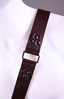 Shoulder strap – DARK BROWN leather – Camera – Strap – Reflex – Mirrorless