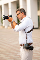 Nice One - Power - Tracolla Doppia in Pelle Testa di Moro per Mirrorless e reflex