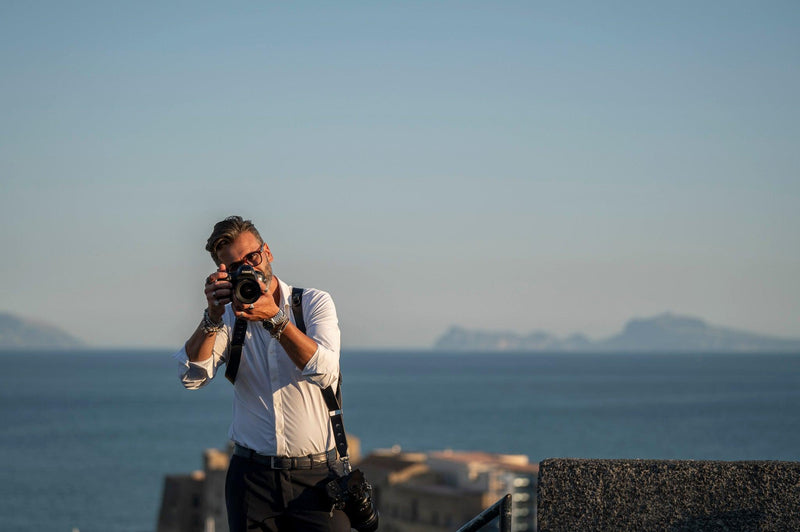 Tracolla Doppia Fotocamera DSLR/SLR NICE ONE - POWER - BLU  NICE ONE - POWER - BLU - Nice One Shoulder