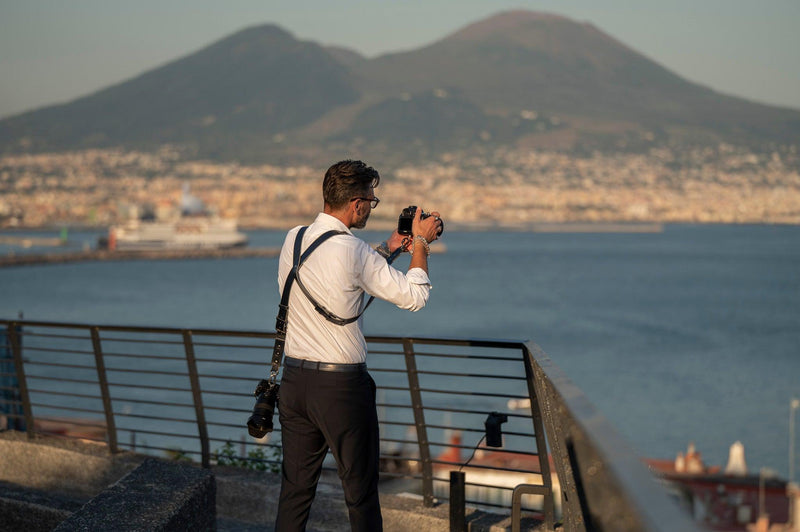 Tracolla Doppia Fotocamera DSLR/SLR NICE ONE - POWER - BLU  NICE ONE - POWER - BLU - Nice One Shoulder