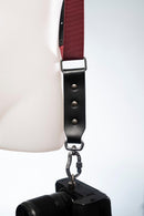 Tracolla Doppia in Pelle e tessuto NICE ONE - POWER EASY - BORDOUX - Nice One Shoulder