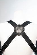 Tracolla in Pelle e tessuto per Fotocamera NICE ONE - POWER EASY - NERO - Nice One Shoulder