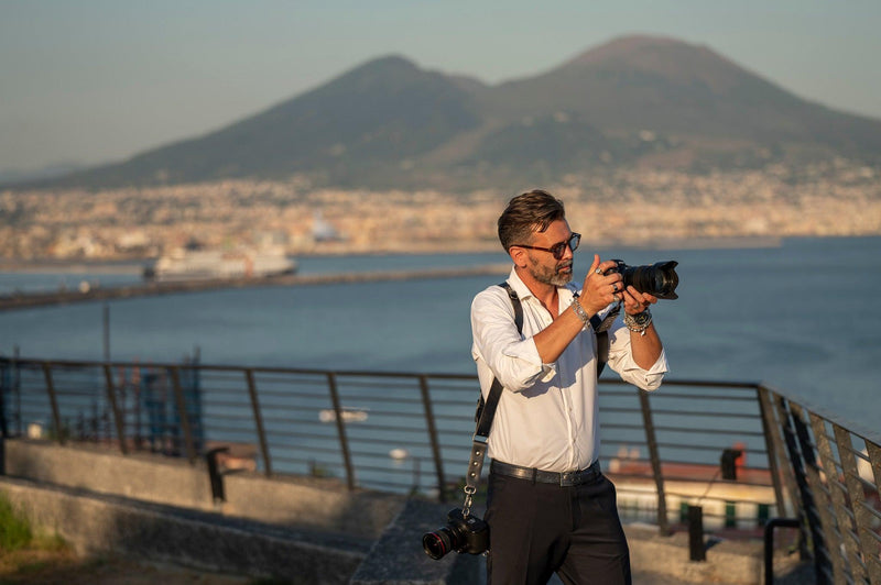 Tracolla Doppia Fotocamera DSLR/SLR NICE ONE - POWER - BLU  NICE ONE - POWER - BLU - Nice One Shoulder