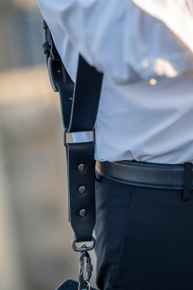 Tracolla Doppia Per Fotocamera In Pelle - Cinghia Regolabile A X, Con Ganci Di Sicurezza, Per Fotografi Professionisti - Foto 8