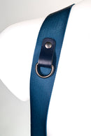 NICE ONE - POWER EASY - Tracolla Doppia in Pelle e tessuto Blu per Mirrorless e reflex