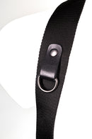 NICE ONE - POWER EASY - Tracolla Doppia in Pelle e tessuto Nero per Mirrorless e reflex