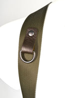 NICE ONE - POWER EASY - Tracolla Doppia in Pelle e tessuto Verde per Mirrorless e reflex