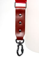 NICE ONE - POWER EASY - Double Bandoulière en Cuir et Tissu Bordeaux pour Mirrorless et SLR